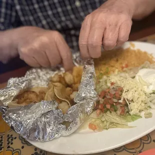 My Dads Favorite Shrimp Tacos