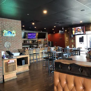 Decor and bar area at Acapulco.