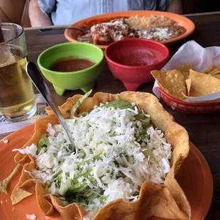 Food at Acapulco. Tasty and good size portions.