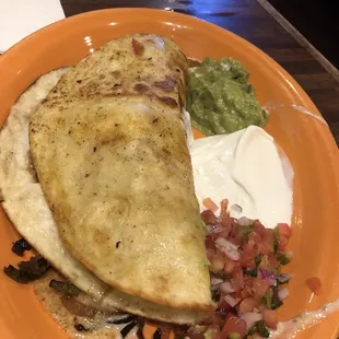 Quesadilla Fajita with chicken