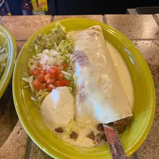 Pork Carnitas Burrito these burritos r SUPER BIG I'm going in on both