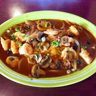 Arroz con Camarones $12.99, so good and huge portion.  5 stars.  6/23/18