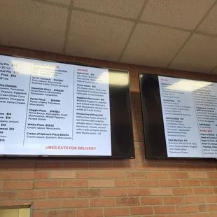 menus
