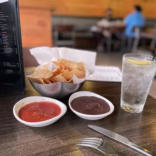 Excited for the food! The chips and salsa have a ton of flavor!!