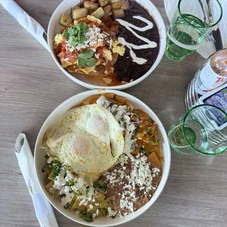Chilaquiles Chile Poblano Sauce