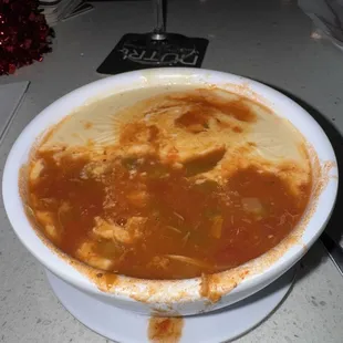 Half and half soup