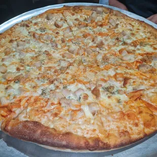 Buffalo chicken pizza