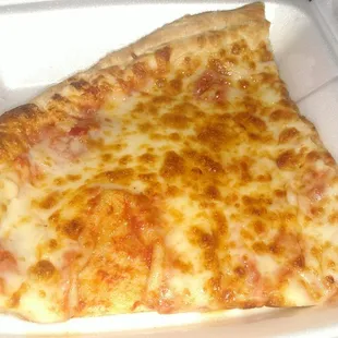 Slice of cheese pizza