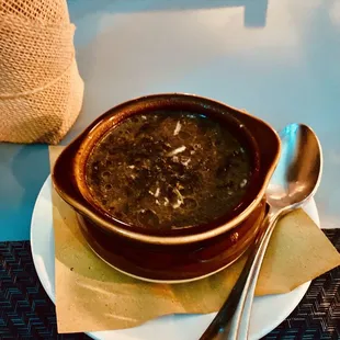 Mushroom truffle soup