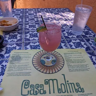 Prickly pear margarita