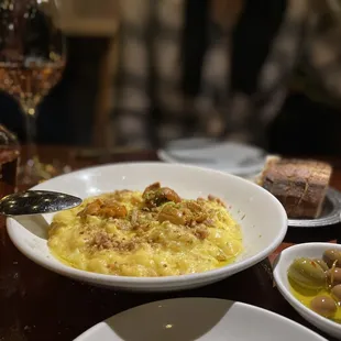 Duck Egg with Mojama and Black Truffles