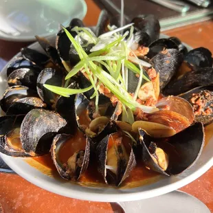 Mussels with Chorizo and Pimenton