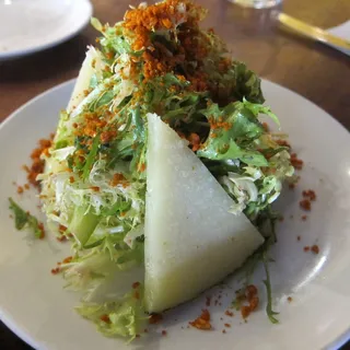 Ensalada Mono with Manchego and Pimentón Spiced Marcona Almonds