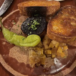 Pork Sobrasada with Honeycomb & Quince Mermelada