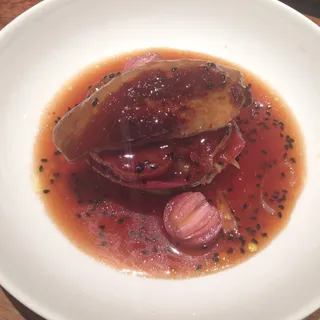 Foie Gras with Cinco Cebollas