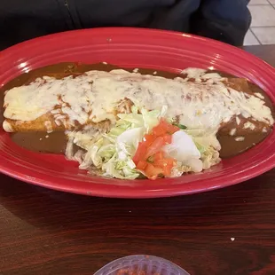 Burrito Enchilada style