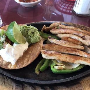 a plate of food on a table