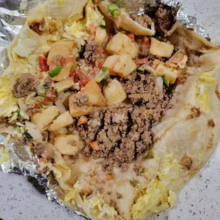 Picadillo. Unseasoned and not real picadillo