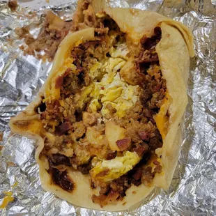 Suicide. Big ol burrito.