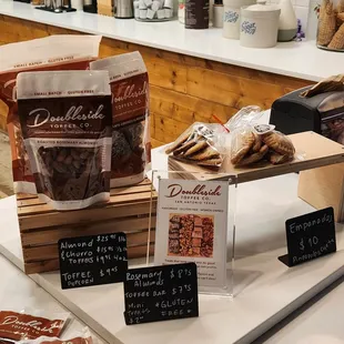 a variety of baked goods