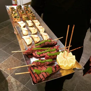 Elegant Hors d'oeuvres from Casa Nova Custom Catering