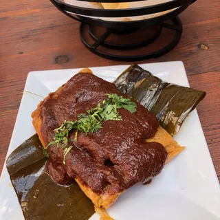 Dinner Mole Tamale
