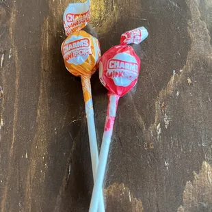 Free lollipops