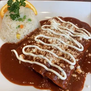 Enchiladas de Coloradito