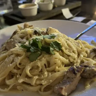 Mezcal Chicken Alfredo