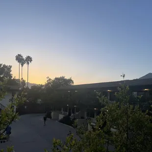 Amazing sunrise over Topatopa mountains.