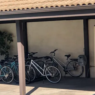 Bikes are available for guest, must check them out at the front desk
