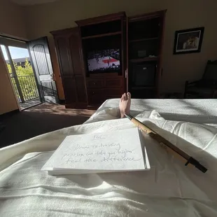 Super comfy cozy beds.