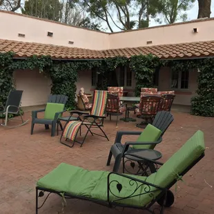 Casa Paloma back patio.