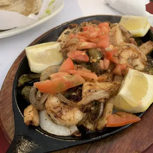 Chicken &amp; Shrimp Fajitas