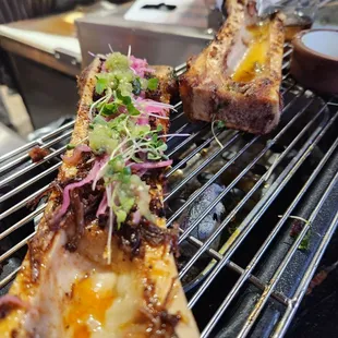 This is the bone marrow appetizer and it's incredible.