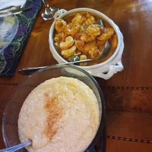 Shrimp and grits (best grits ever!!!)