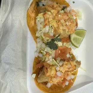 Fish Tacos $1.50
