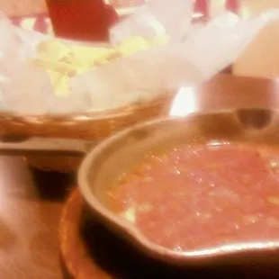 Habanero Salsa and chips