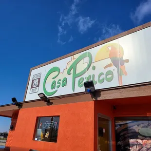 the front of a restaurant