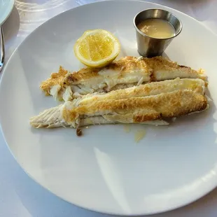 Whole Dover Sole Special with Caper Beure Blanc  May 26