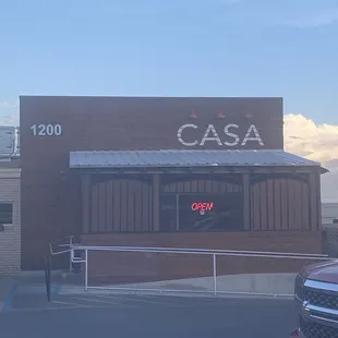 Front of the building