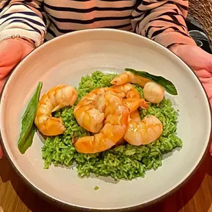 Shrimp + Green Rice