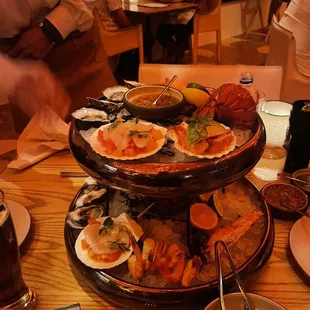 Seafood tower