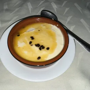 Passion fruit mousse