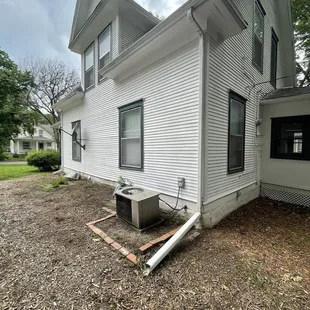 Side of the yard is spongy and sinking in 3-4 inches.