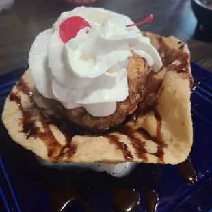 Fried ice cream