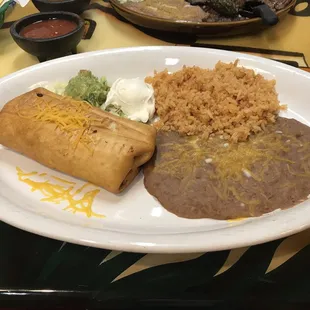 Pork chimichanga