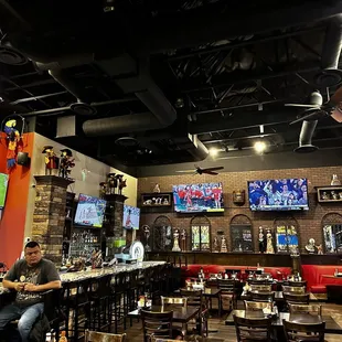Main dining space, there&apos;s also a side area with more booths not pictured here.