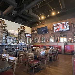 Indoor seating area