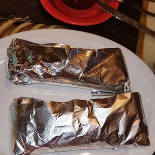 Two Taco Presentation With Chips And Queso Blanco.